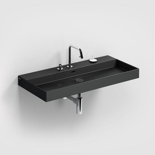Vasque suspendue - CL/02.30434 - Clou BV - en céramique / avec mitigeur / rectangulaire