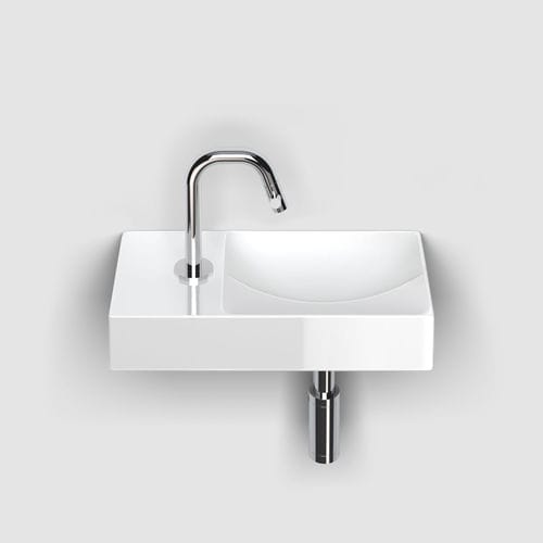 Lave-mains suspendu - CL/03.03161.01.L - Clou BV - à poser / rectangulaire / en céramique