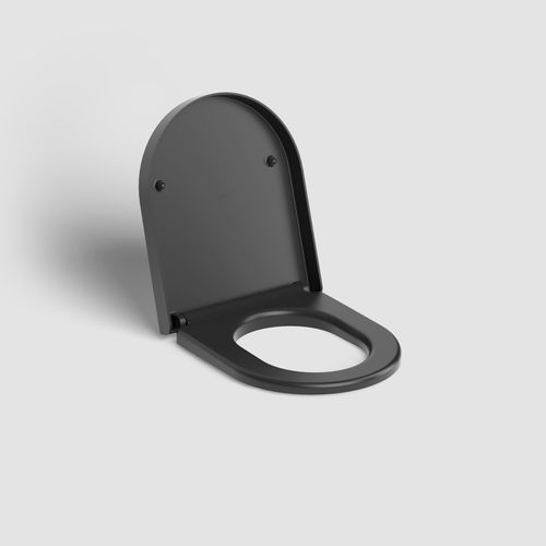 Lunette de toilettes en céramique - CL/04.06040.21 - Clou BV - noire / professionnelle