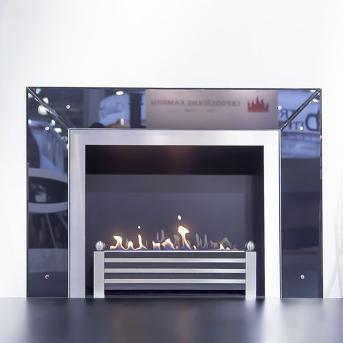 Cheminée au bioéthanol - MILANO - Decoflame - à encastrer / simple face / à foyer ouvert
