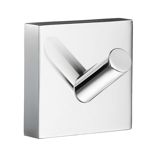 Patère contemporaine - H0861006 - HEXOTOL - en laiton chromé / individuelle / de salle de bain