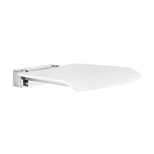 Siège de douche rabattable - H0864030 - HEXOTOL - mural / en inox / professionnel
