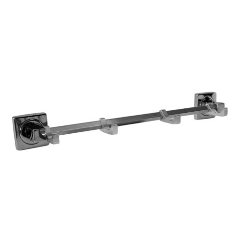 Patère contemporaine - H0360301 - HEXOTOL - en inox / quadruple / de salle de bain