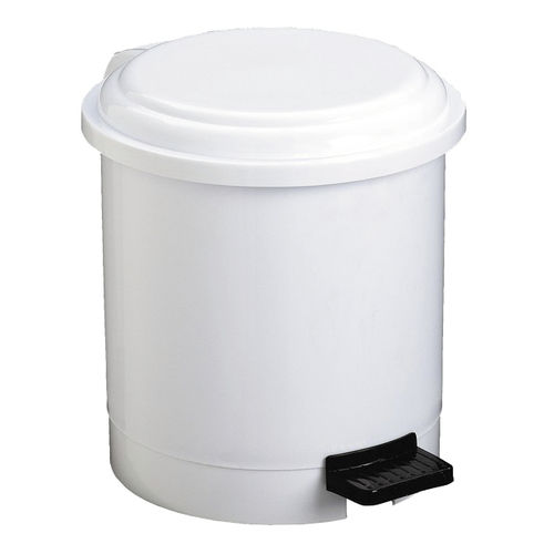 Poubelle hygiénique - H0493501 - HEXOTOL - en métal / en ABS / à pédale
