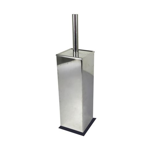 Brosse de toilettes en acier inox - MANHATTAN - HEXOTOL - au sol / pour hôtel