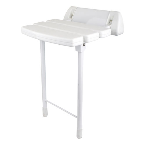 Siège de douche rabattable - H0434132 - HEXOTOL - mural / sur pied / en ABS