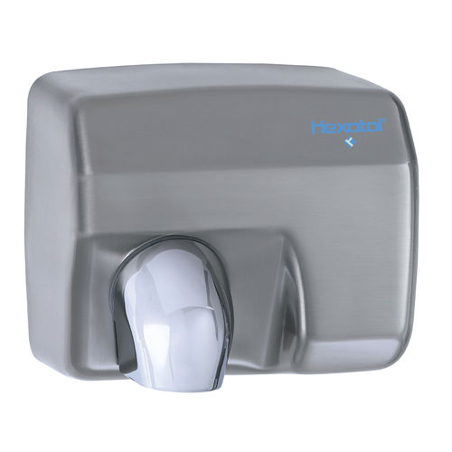 Sèche-mains automatique - A160/2 - HEXOTOL - mural / en acier inoxydable / pour personnes à mobilité réduite