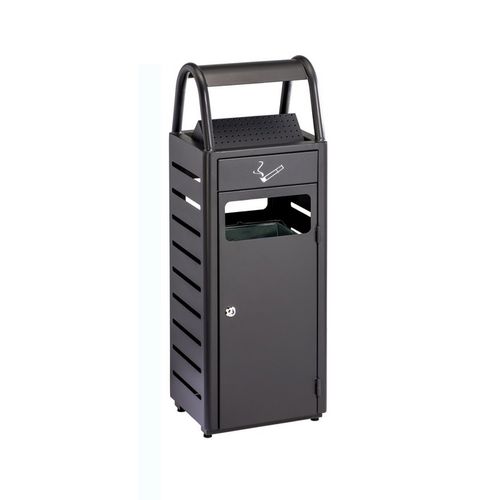 Cendrier en acier - H0593063 - HEXOTOL - en acier galvanisé / pour extérieur / pour espace public