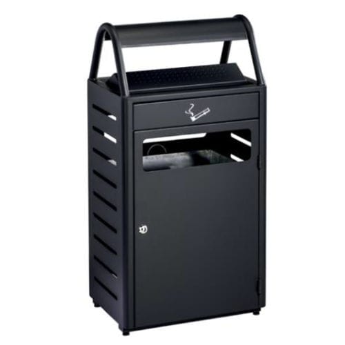 Cendrier en acier - H0593064 - HEXOTOL - en acier galvanisé / pour extérieur / pour espace public