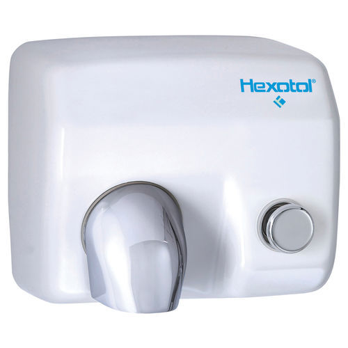 Sèche-mains bouton poussoir - A165 - HEXOTOL - mural / en acier / époxy