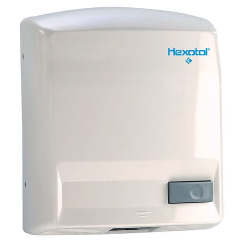 Sèche-mains bouton poussoir - A115 PLUS  - HEXOTOL - mural / en ABS / pour personnes à mobilité réduite