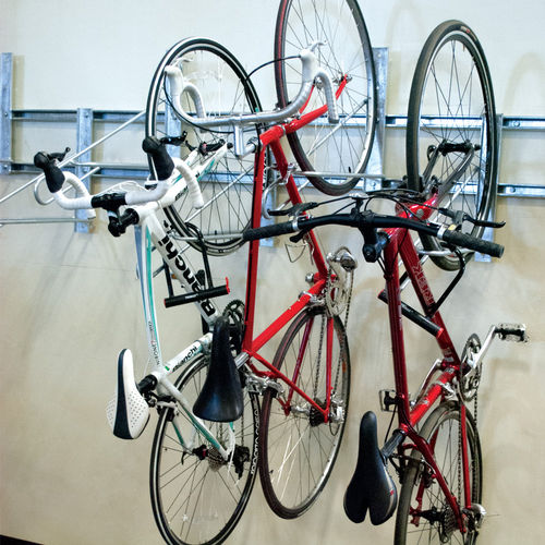 Range-vélo mural - BSV-1-WM-P - Madrax/Thomas Steele - pour espace public / en acier galvanisé / en acier à revêtement par poudre
