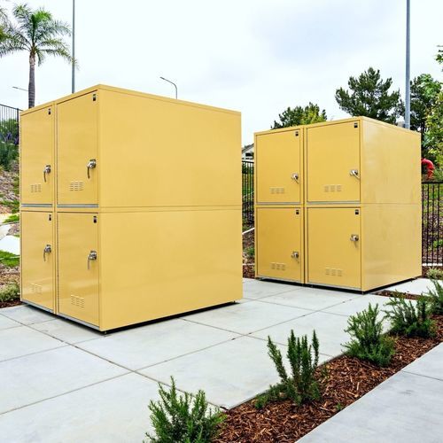 Abri vélo sécurisé - MadLocker™ Divided - Madrax/Thomas Steele - modulaire / en acier / multiplace