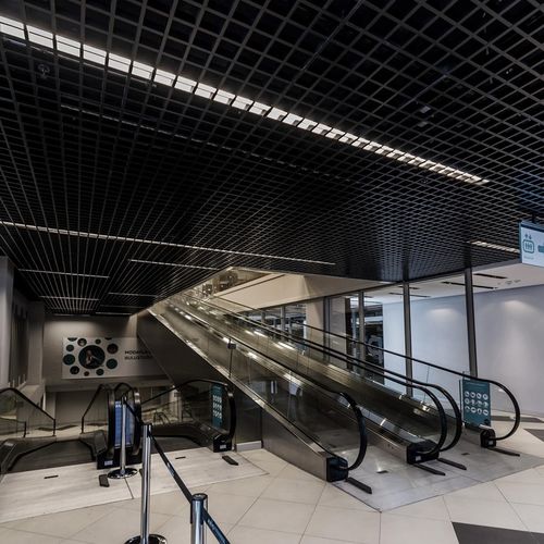 Faux-plafond en aluminium - AP104 - Apton Partitioning Limited - en dalles / d'intérieur / modulaire