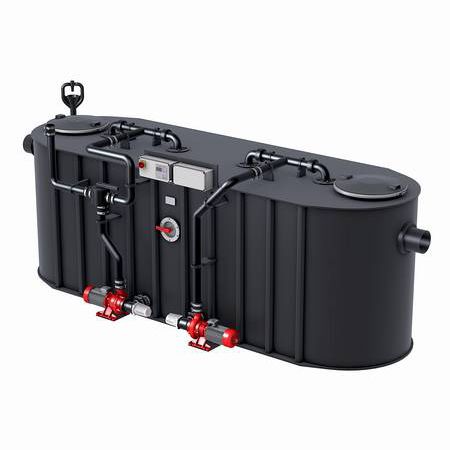 Bac à graisse à poser - EURO AUTO MIX & PUMP (M+S) - KESSEL - automatique