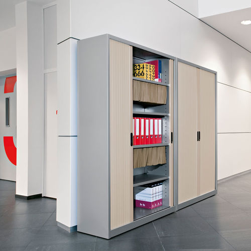 Armoire de classement basse - Actiu - haute / en métal / avec porte battante