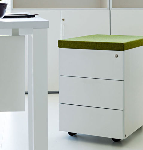 Caisson de bureau en métal - Actiu - à 3 tiroirs / à 2 tiroirs / à roulettes