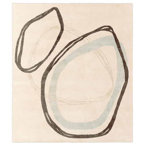 Tapis contemporain - ABSTRACTION BRUTE  - Galerie Diurne - à motif / en laine / rectangulaire