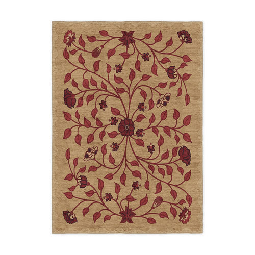 Tapis contemporain - JARDIN DIURNE  - Galerie Diurne - à motif floral / en laine / en soie