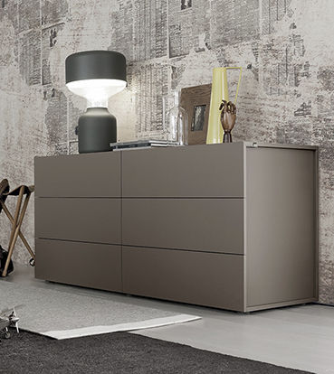 Commode contemporaine - LASER - Le Monde Wood - en bois / en bois laqué / non spécifié