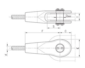 Connecteur pour structure tendue - TTF - Redaelli