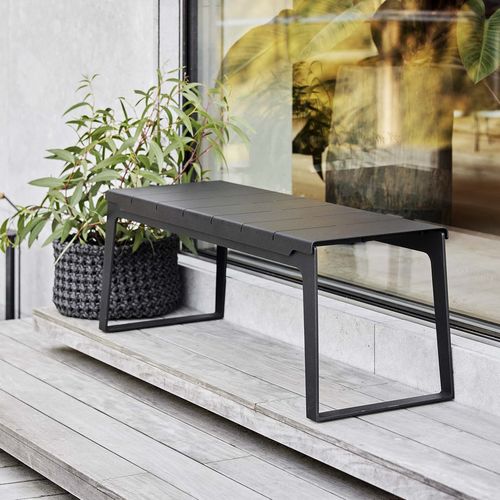 Banc de jardin contemporain - COPENHAGEN : 11520 - Cane-line A/S - en aluminium / sans accoudoirs / 2 places