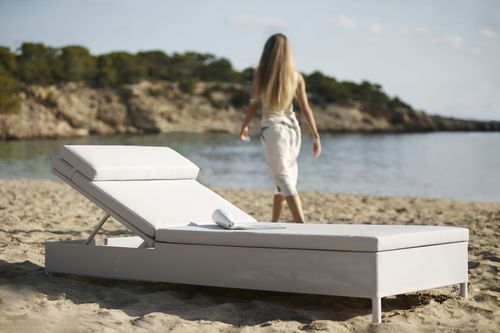 Bain de soleil contemporain - REST : 8510 - Cane-line A/S - en tissu / outdoor / à roulettes