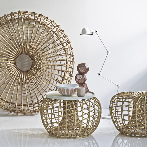 Repose-pied contemporain - NEST : 7320 - Cane-line A/S - en rotin
