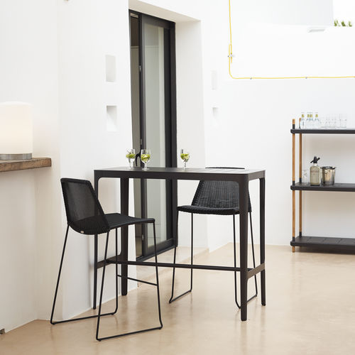 Table mange-debout contemporaine - CUT : 11501 - Cane-line A/S - en aluminium / avec piètement en aluminium / rectangulaire