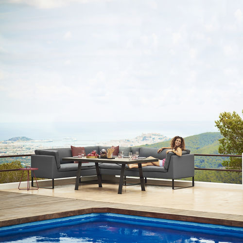 Canapé modulable - FLEX : 8564 ; 8564 - Cane-line A/S - contemporain / de jardin / en tissu
