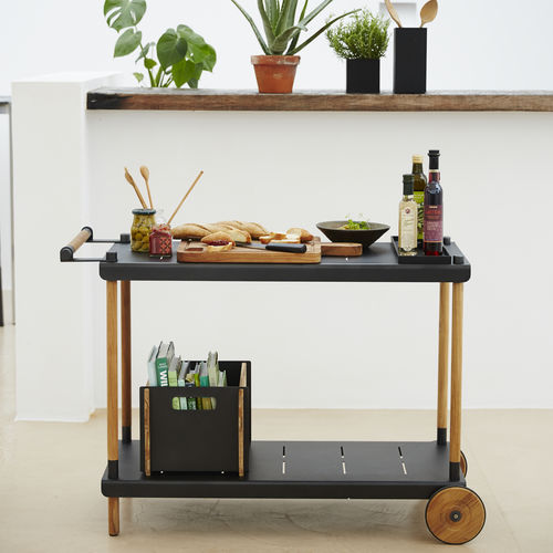 Desserte résidentielle - FRAME : 5170 - Cane-line A/S - de jardin / en teck / en aluminium