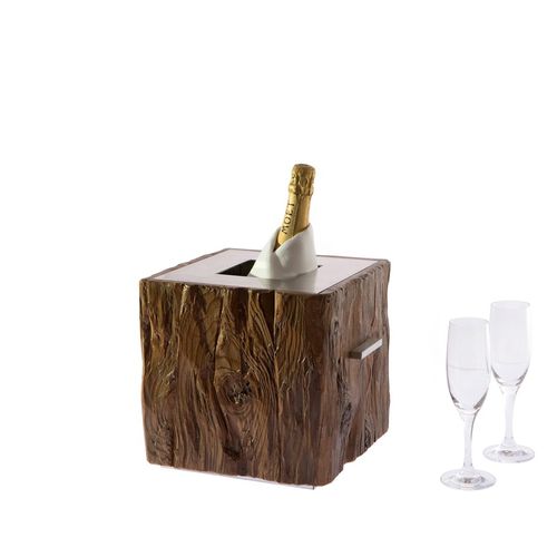 Seau à champagne en bois massif - GLACETTE - Bdm s.r.l. - professionnel