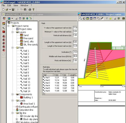 Logiciel de calcul pour murs de soutènement - WINNAGEL - IDAT GmbH - pour structures en béton