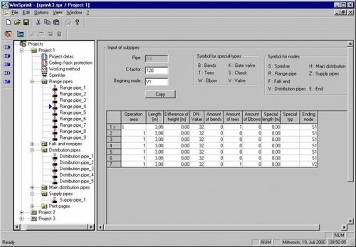 Logiciel CAO - WINSPRINK - IDAT GmbH - de calcul / pour la conception anti-incendie / 3D
