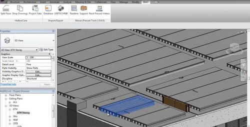 Logiciel de calcul - REVIT PRECAST - IDAT GmbH - d'analyse structurelle / pour structures en béton / 3D