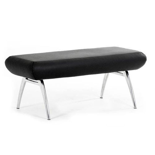Banquette contemporaine - OTELLO - Ekornes - en aluminium / noire
