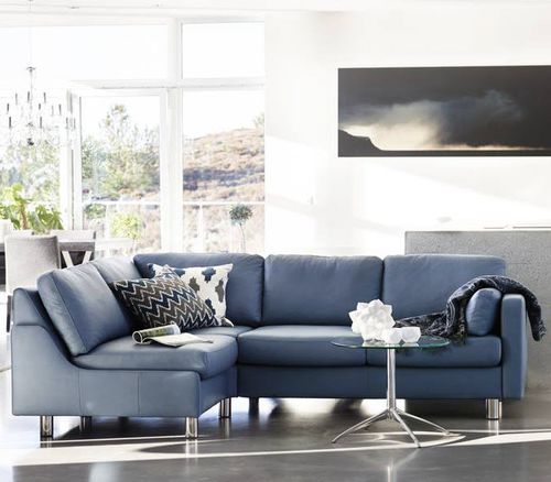 Canapé modulable - E600  - Ekornes - contemporain / en tissu / en cuir