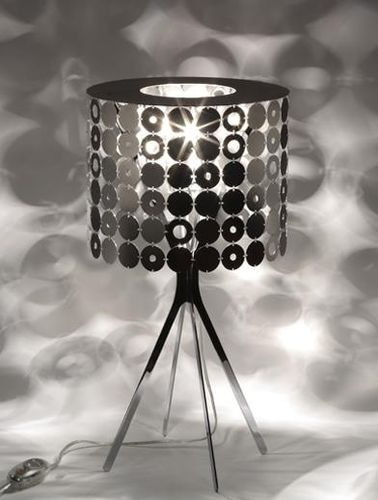 Lampe de table - BUBBLE ROUND - LE LABO DESIGN - en acier inoxydable poli / en acier inoxydable brossé / contemporaine