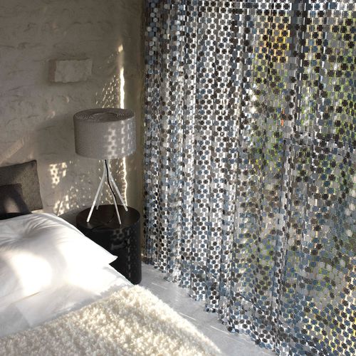 Rideau à plis - METALEX - LE LABO DESIGN - géométrique / aluminium