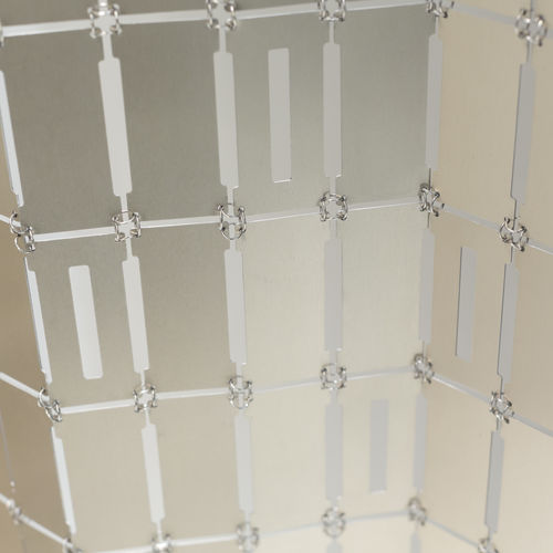 Rideau à plis - BIG SAINT PÈRES - LE LABO DESIGN - géométrique / aluminium / en acier inoxydable