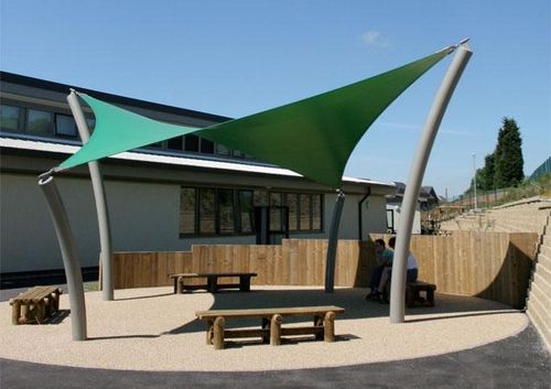 Voile d'ombrage professionnelle - HYPAR : SIROCCO - Fabric Architecture