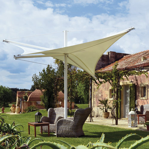 Voile d'ombrage imperméable - Dalia - SPRECH S.r.l. - résistante aux UV / résistante au vent / professionnelle