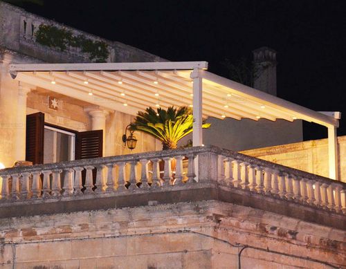 Pergola adossée - Venere - SPRECH S.r.l. - en aluminium / en acier / en acrylique