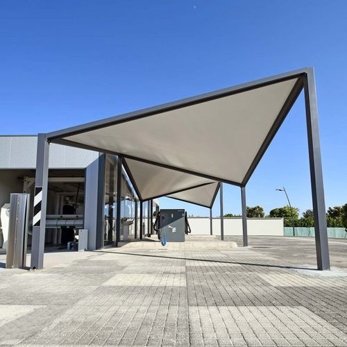 Voile d'ombrage imperméable - Framed - SPRECH S.r.l. - résistante aux UV / résistante au vent / pour piscine publique