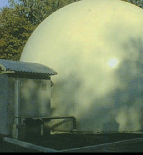 Structure gonflable - GAS HOLDERS - Spécial Textile