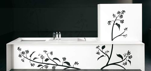 Panneau décoratif pour meuble - BLACK PEPPER - Dupont Building and Construction - en Solid Surface / en bois massif / lisse