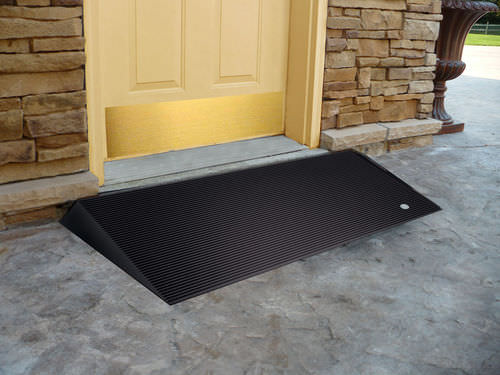 Rampe d'accès pour personnes à mobilité réduite - RUBBER - EZ ACCESS - pour passage de seuil