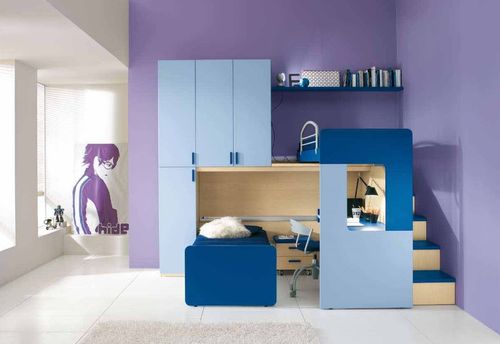 Lit contemporain - 172 C - Marka Industria Mobili - pour enfant / pour garçon / combiné