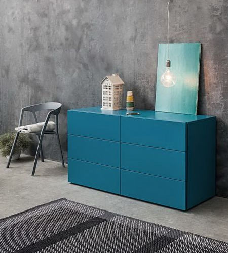 Commode contemporaine - TOMMY - Morassutti Arredamenti - en bois laqué / en bois massif / non spécifié