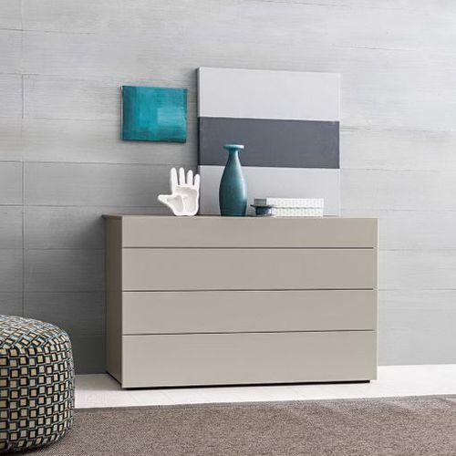Commode contemporaine - HALIFAX - Morassutti Arredamenti - en bois laqué / non spécifié / beige
